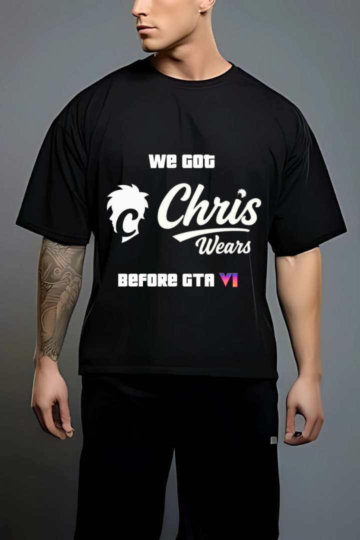 Chris Wears Oversized Unisex T-Shirt – Limited Drop Before GTA VI!