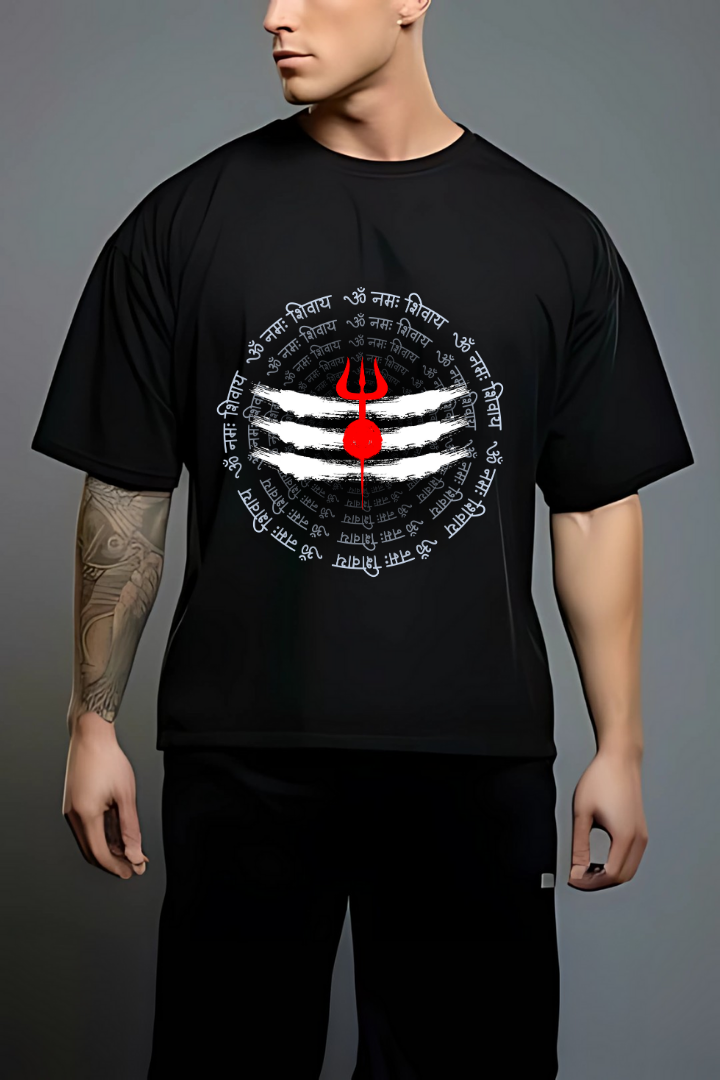 Mahadev black unisex tshirt