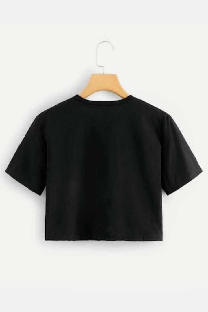Money Talks Fitted Crop Top – Sass Meets Streetwear