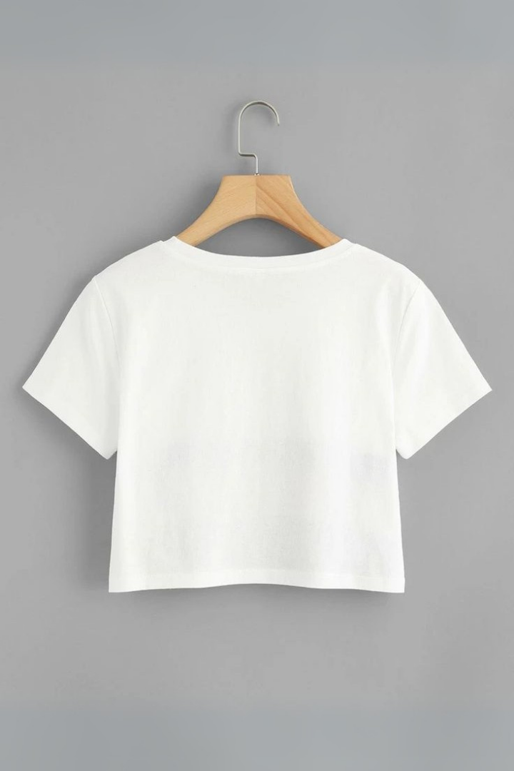 Money Talks Fitted Crop Top – Sass Meets Streetwear