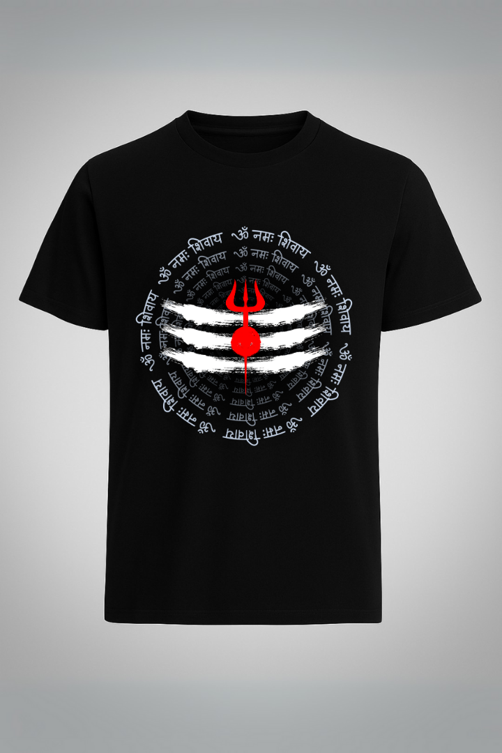 Mahadev black unisex tshirt