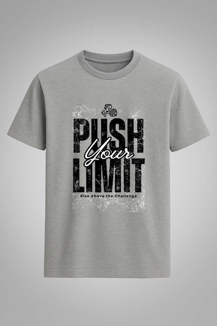 Push Your Limit Oversized T-Shirt – Rise Above the Challenge