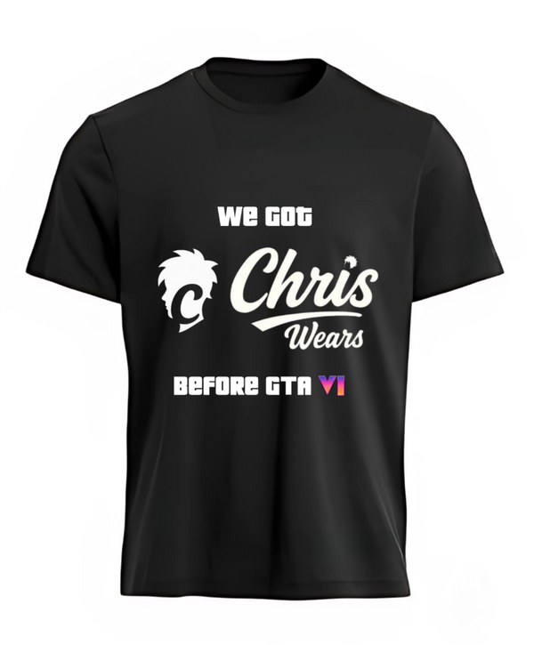 Chris Wears Oversized Unisex T-Shirt – Limited Drop Before GTA VI!