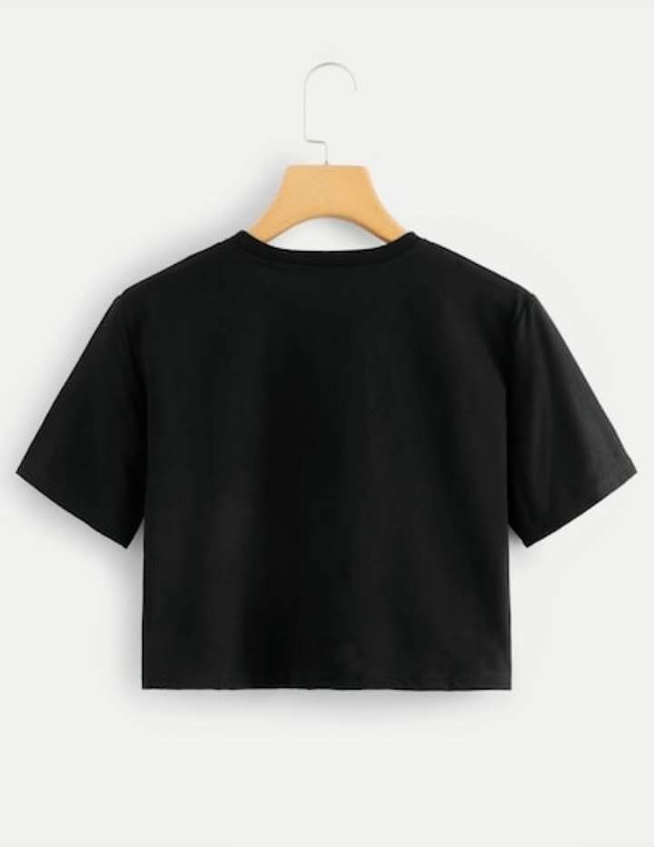 Money Talks Fitted Crop Top – Sass Meets Streetwear